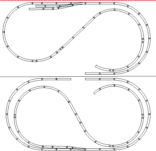 o gauge 4x8 track plans