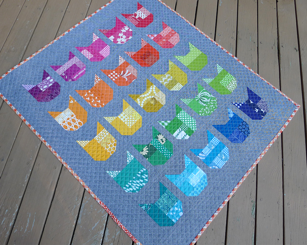 blue cat's patchwork free